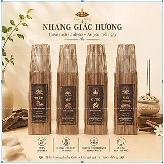 NHANG TRẦM /ĐÀN HƯƠNG /QUẾ /GỪNG - GIÁC HƯƠNG - BÓ 500G