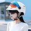 QMP Sáng Tạo Phong Cách Mới Xe Điện Mũ Bảo Hiểm Xe Máy 3C Chứng Nhận Tấm Che Nắng Chống Mưa Chống Nắng Vành Mùa Hè Thoáng Khí Nam Nữ