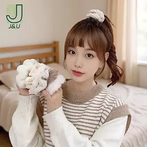 7 Cái / bộ Thời Trang Ngọt Ngào Lông Tóc Scrunchies Dây Cao Su Co Giãn Đuôi Ngựa Giá Đỡ Dây Buộc Cao Su Cho Nữ Bé Gái Phụ Kiện Tóc
