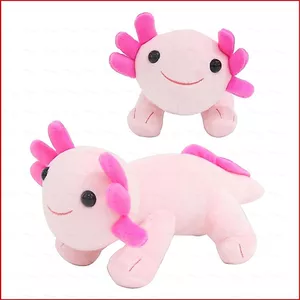 BH2 Axolotl Sang Trọng Đồ Chơi Búp Bê Nhồi Bông Salamander Trang Trí Nhà Quà Tặng Cho Trẻ Em Ném Gối Đệm Mexico Lục Giác Dinosa