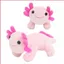 BH2 Axolotl Sang Trọng Đồ Chơi Búp Bê Nhồi Bông Salamander Trang Trí Nhà Quà Tặng Cho Trẻ Em Ném Gối Đệm Mexico Lục Giác Dinosa