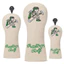 Vỏ bọc câu lạc bộ Golf Vỏ đầu câu lạc bộ phi công số. 1 Fairway Gỗ Nhỏ Chân Gà Bảo Vệ Nắp Nắp Gỗ