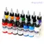 Mực xăm WANYEDI, 30ML Màu thực hành hình xăm nâu đen, Đỏ tươi Xanh tím Hồng trắng Xanh sắc tố hình xăm