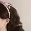 Coquette Chị Pháp Retro Ngọc Trai Đầu Hồng Nơ Streamer Kẹp Tóc Đầu Tính Khí Nhẹ Nhàng Phụ Kiện Tóc 2026-6-8