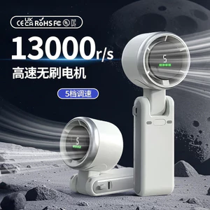 Đông Nam Á N607 Quạt Bạo Lực Cầm Tay Tốc Độ Cao Treo Cổ Văn Phòng Ngoài Trời Sạc Di Động Màn Hình Kỹ Thuật Số Quạt Nhỏ YYWC