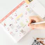 KT Kitten Trẻ Em Bé Gái Phần Thưởng Dán Cuộn Dán Văn Bản Hoạt Hình Sổ Tay Dán Băng Văn Phòng Phẩm Trang Trí Sách 6.7
