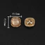 Phong Cách Trung Hoa Sườn Xám Nút Kim Loại Opal Trang Trí Retro Tấm Nút Phụ Kiện Trang Trí Phụ Kiện Phong Cách Trung Hoa Handmade 6.7