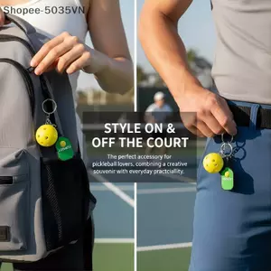 {AKIN} Móc khóa kim loại Pileball Raet Thể thao sáng tạo Móc khóa bóng Golf rỗng đầy màu sắc dành cho bạn bè Học sinh {a}