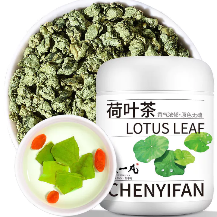 Chen Yifan Trà Lá Sen Chọn Lọc Không Khói Hạt Lá Sen Với Hoa Cúc Hạt Cassia Trà Sức Khỏe Ngâm Trong Nước Uống 140g