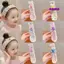 SAMO Trẻ Em Miếng Dán Tóc, Ren Họa Tiết Hoa Nổ Miếng Dán, Dễ Thương Với Băng Ma Thuật Đóng Cửa Viền Rộng Ren Tóc Phụ Kiện Tóc