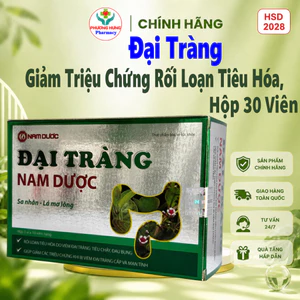 Đại Tràng Nam Dược Giúp Giảm Các Triệu Chứng Rối Loạn Tiêu Hóa, Tiêu Chảy, Đau Bụng - Hộp 30 Viên