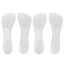 IFANSIN 2 Cặp Miếng Lót Giày Silicon, Chức Năng Hấp Thụ Sốc Silicon Mềm & Chất Liệu PU Đế Ba Phần Tư, Thiết Kế Vô Hình Trong Suốt Chống rub & Giảm Đau Đế Massage
