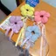 Ngọt Ngào Đầy Hoa Streamer Ruột Lớn Dây Buộc Tóc Ba Chiều Lớn Dây Buộc Tóc Cô Gái Đầu Hoa Dây Cao Su Trẻ Em Phụ Kiện Tóc