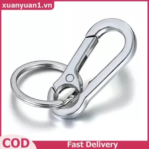 XUAN Nam Thép Không Gỉ Móng Ngựa Bule Leo Núi Móc Khóa Chống Mất Bule Treo Móc Khóa Thời Trang Trang Trang Trí Xe Quà Tặng VN