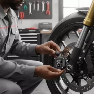 Máy phát hiện áp suất lốp xe máy không dây M5bination, màn hình kỹ thuật số, lắp ngoài, tiện lợi