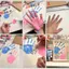 {AKIN} Handprint Shadow Box Frame DIY Khung Ảnh Cặp Đôi Bằng Gỗ Vẽ Tay Quà Tặng Sáng Tạo Cho Bạn Bè Trang Trí Nhớ Gia Đình {a}