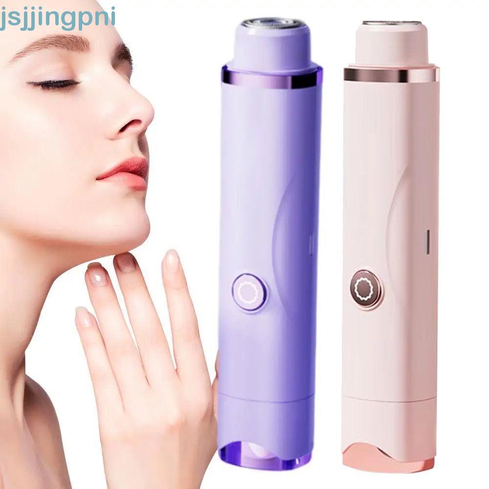 Dụng cụ tẩy lông bằng điện JSJJING, Máy cạo lông nữ hai đầu chống thấm nước, có thể giặt được IPX7 Bộ phận tư nhân di động Chân tông đơ