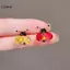 LUImo Thời Trang Dễ Thương Pha Lê Côn Trùng Ong Nhỏ Trâm Cài Pin Cho Nữ Quần Áo Áo Trang Sức Phụ Kiện Quà Tặng SBS