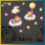 BVY Glow In The Dark Moon Bear Toilet Seat Stiers Đề can treo tường tự dính có thể tháo rời Trang trí phòng tắm dễ thương cho gia đình.