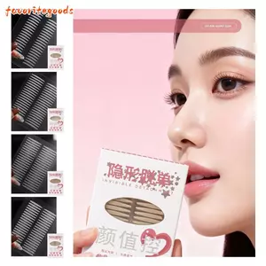 FAVORITEGOODS Eyelid Tape, Băng keo hai mí chống thấm nước lâu trôi, Băng vô hình tự nhiên chống mồ hôi cho người mới bắt đầu