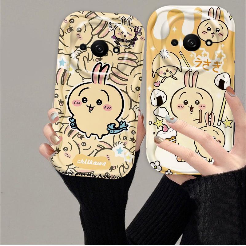Thích hợp cho Redmi A3 / POCO C61 4G 3D Girls TPU mềm Phim hoạt hình Chii Kawa Usagi Vỏ điện thoại chống sốc