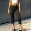 Quần Capris Nữ In Chấm Eo Co Giãn Quần Crop Slim Fit Cho Hàng Ngày Thường Ngày