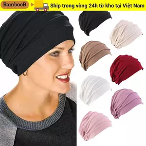 Mũ thở BAMBOOB Mũ khăn Hồi giáo Mũ vải thun Mũ đầu Mũ Chemo