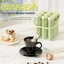 WANYEDI Khuôn Popsicle Cũ, Khay Đá Thanh Dài DIY Có Thể Tái Sử Dụng, Bền Có Tay Cầm Có Nắp Khuôn Đá Viên Dụng Cụ Nhà Bếp