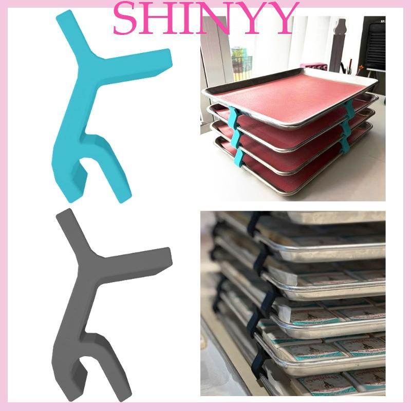 SHI Baking Sheet Stacker Clip Set Khay Nướng Bánh Stacker Khay Chia Tổ Chức Giá