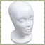 Mũ Mô Hình Đầu Mannequin Bọt Nữ Tóc Giả Giá Đỡ Màu Trắng