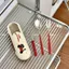 Thìa Inox Đũa Nĩa Bộ Ba Mảnh Di Động Mang Theo Bộ Đồ Ăn Sáng Tạo Phong Cách Hoạt Hình Đi Lại Phải Có Bộ Đồ Ăn Hộp 6.12