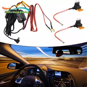 1 Bộ Hộp Cầu Chì Dây Cứng Đa Năng Đầu Ghi Xe Dash Cam Bộ Dụng Cụ Dây Cứng Mini USB