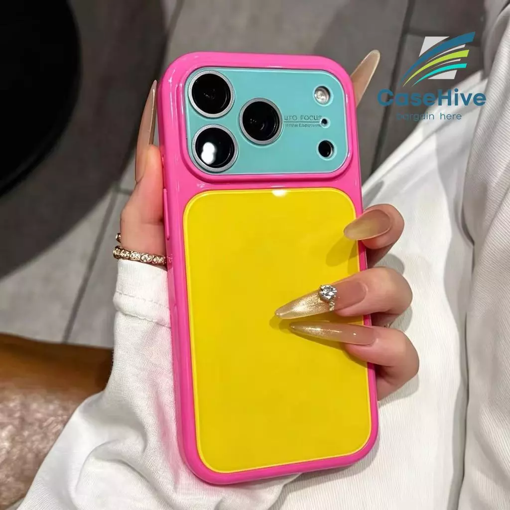 【 Màu tương ốp iphone đẹp độc lạ/ốp lưng iphone cao cấp/Cửa sổ máy ảnh lớn/Vỏ cứng chống sốc ống kính trọn gói ốp iphone đẹp độc lạ】 Tương thích cho ốp lưng iphone 13 14 ốp 15 pro