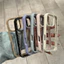 Ốp điện thoại di động, Ins kim cương hai mặt, Độ mờ cao, Thích hợp cho iPhone 16 Plus, 15, 14, 13, 12, 11, Pro Max, Chống sốc