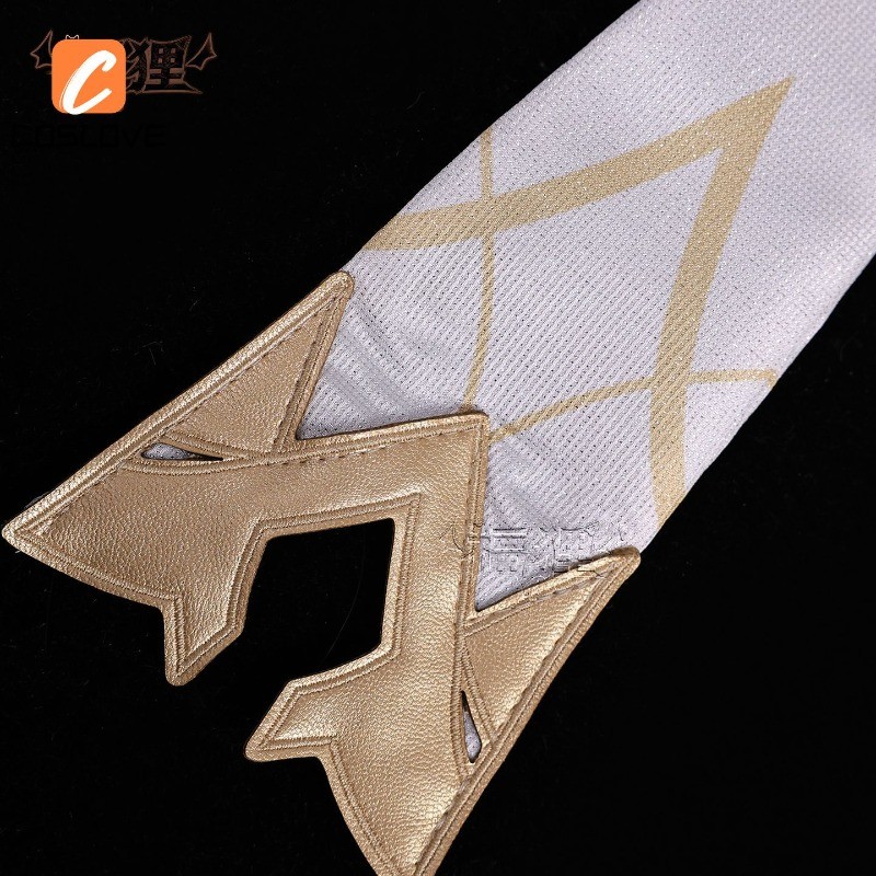 Genshin Tác Động Lumine Mới Trang Phục Hóa Trang Quần Áo Đầy Đủ Bộ Trang Phục Cho Bé Gái Váy Trắng Tay Dài Đảng Cosplay