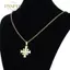 PNPIA- Christian Jerusalem Mặt Dây Chuyền Chữ Thập Nelace Cho Nam Thép Không Gỉ Câu Kinh Thánh Chúa Dây Xích Cầu Nguyện Tôn Giáo Trang Sức Cổ Áo