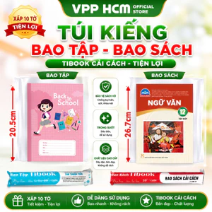 Túi Kiếng Bao Tập 20.5cm – Bao Sách Chân Trời Sáng Tạo 26.7cm Tibook Cải Cách Tiện Lợi