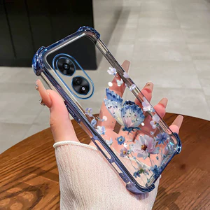 Ốp điện thoại cho OPPO A17 A17K A18 A38 A58 A78 4G 5G A98 A97 dành cho bé gái Vỏ bảo vệ mềm chống rơi dễ thương