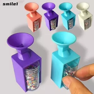 Hộp đựng lưu trữ SMILE, Phễu khoan đa chức năng thêu, Nâng cấp Phụ kiện chéo DIY Craft Đính cườm Tấm khoan Khay lưu trữ Hộp lưu trữ