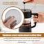 4 Lưới lọc cà phê thay thế 4 bằng thép không gỉ, cho 1000 Ml, 8 cốc Máy pha cà phê và máy pha trà kiểu Pháp