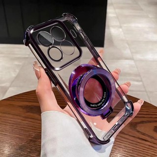 Ốp Lưng Cho Xiaomi 17T Pro 17TPro 1 7 17 T Pro Xiaomi17 T Xiaomi17T Pro Xiaomi17TPro Giá Đỡ Vòng Giá Đỡ Ốp lưng Trong Suốt Silicon Mềm TPU Edge Ốp Lưng Chống Sốc