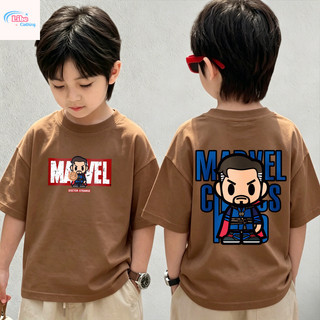 COD✅(Hồ Chí Minh)🚚 Áo thun bé trai in Doctor Strange Marvel, cotton mềm, thoáng khí.