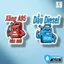 Tem Dán Nắp Bình Xăng Ô Tô Chống Nước A95 - Dầu Diesel - Stickers Chất Lượng Tại Mày Mò Store