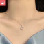 Thời trang khí chất gradient tình yêu zircon cá tính Vòng cổ nữ đa năng