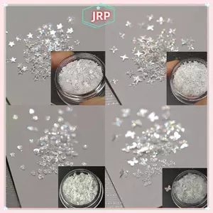 JRP Móng Tay Nghệ Thuật Siêu Lấp Lánh Kim Sa Lấp Lánh Đèn Ba Chiều Fany Móng Tay Nghệ Thuật Kim Sa Lấp Lánh Cho Bé Gái DIY Quyến Rũ Móng Tay Nghệ Thuật Dụng Cụ Làm Móng Tay Trang Trí JRP