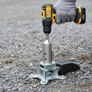Hoạt động dễ dàng Thiết bị nâng xe Bộ chuyển đổi máy khoan Bánh răng xe Cài đặt nhanh cho ngoài trời