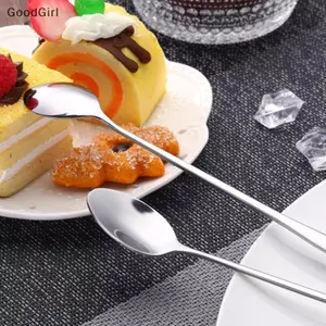 1 thìa cà phê tay cầm dài bằng thép không gỉ sáng tạo thìa khuấy đá VN