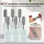 HFSHY Vonfram Mũi Khoan Móng Tay 1 Đầu Tròn Bền Để Loại Bỏ Acrylic Gel Thích Hợp Cho Salon Làm Móng Chân VN