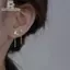 Nhíp Màu Bạc Bất Đối Xứng Ngôi Sao Tòn Ten Bông Tai Nữ Thời Trang Và Thanh Lịch Bốn Mũi Ngôi Sao Bông Tai Dự Tiệc Quà Tặng Cô Gái VN