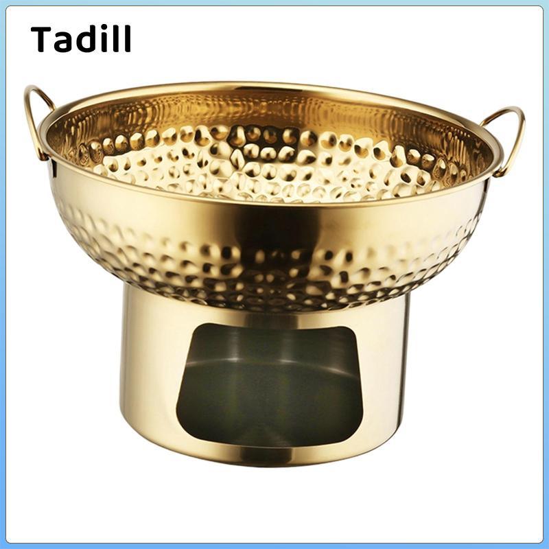 Thái Tom Lẩu Inox Fondaue Nồi Búa Nhìn Mini Steamboat Hearty Stew Hộp Đựng Và Hương Vị Trung Tính Cho Các Bữa Tiệc Gia Đình